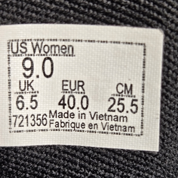 Vans Women's Doheny Platform Polka Dot Size 9 Black - Picture 10 of 10